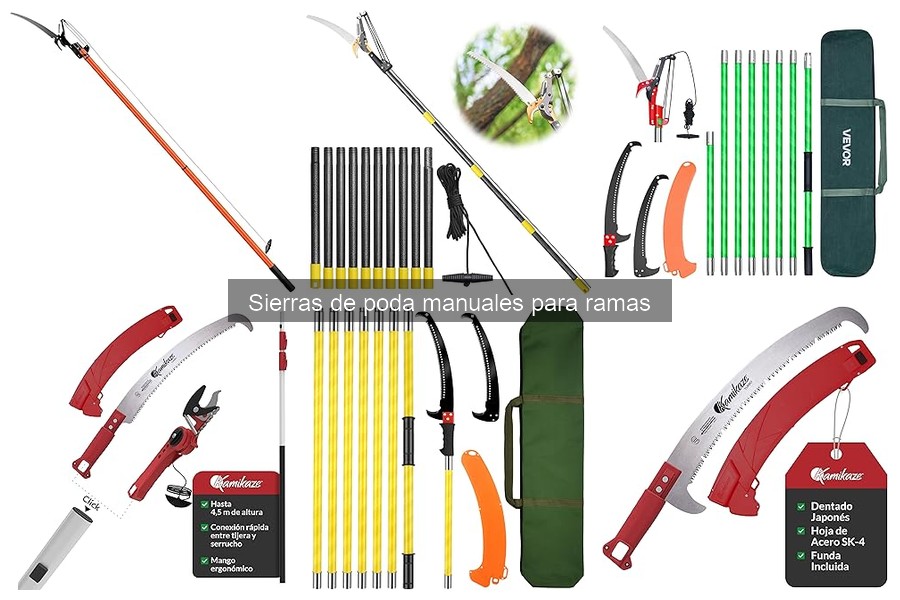 ¿Qué son las sierras de poda manuales? Características y Funcionamiento