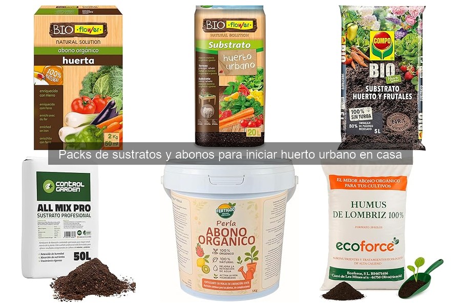 ¿Qué son los sustratos y abonos para huertos urbanos?