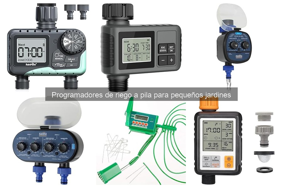 Soluciones para fallos en programadores de riego a pila