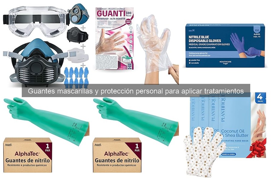 ¿Son suficientes guantes y mascarillas para aplicar tratamientos?