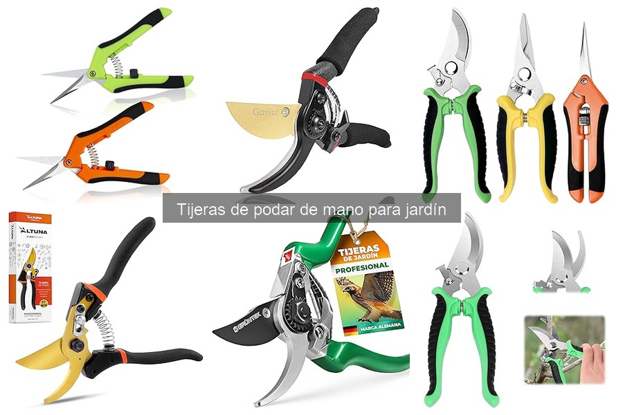 Tijeras de podar de mano: características y funciones esenciales