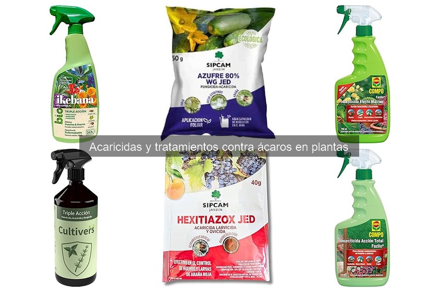 Tipos de acaricidas: sintéticos, orgánicos y biológicos