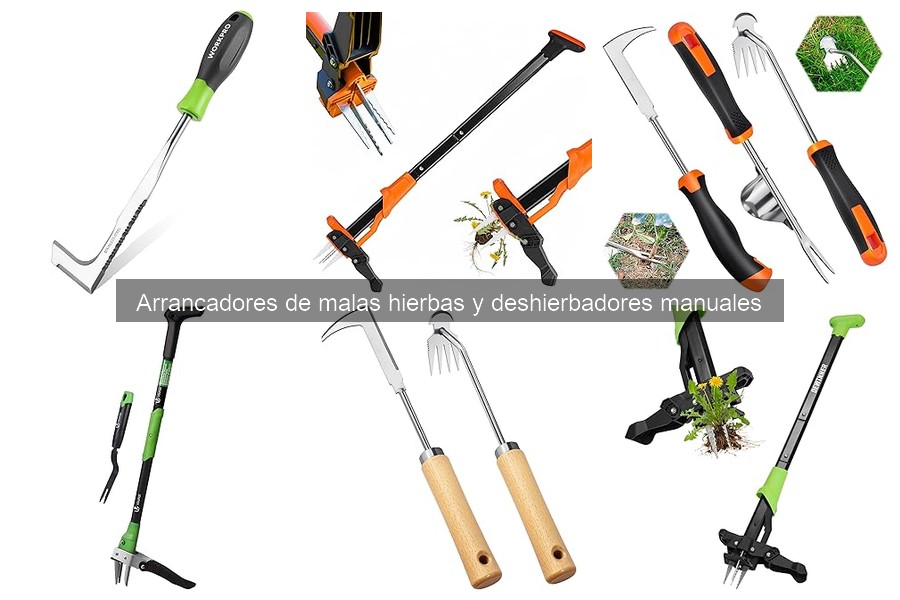 Tipos de deshierbadores manuales y sus usos en jardinería