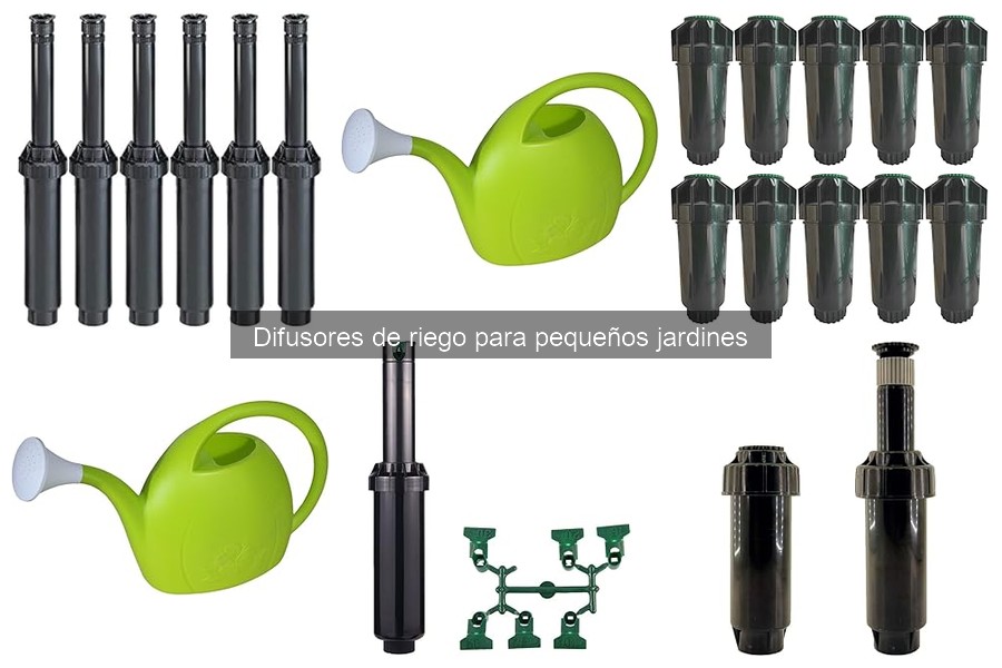 Tipos de difusores de riego para pequeños jardines