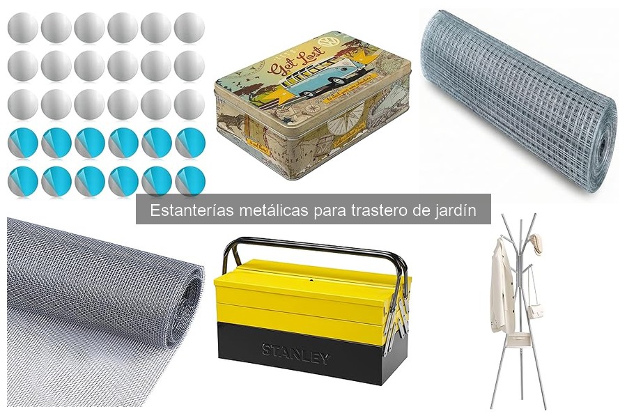 Tipos de estanterías metálicas para trastero de jardín