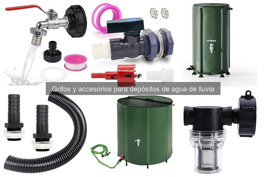 Tipos de grifos para depósitos de agua de lluvia: Guía completa