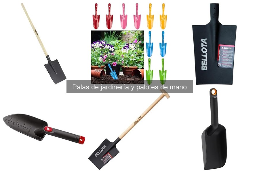 Tipos de palas de jardinería y sus usos esenciales