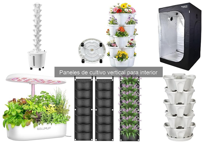 Tipos de Paneles de Cultivo Vertical para Interiores