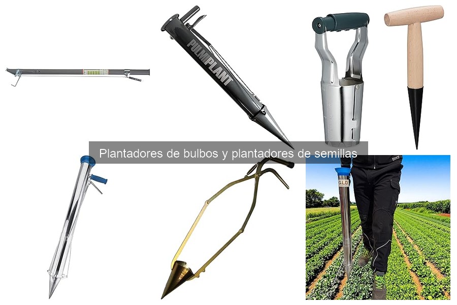 Tipos de plantadores de bulbos y semillas para tu jardín