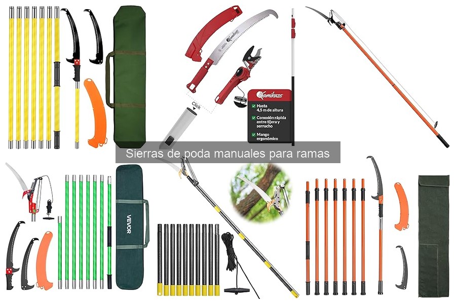 Tipos de Sierras de Poda Manuales: Guía y Usos Específicos