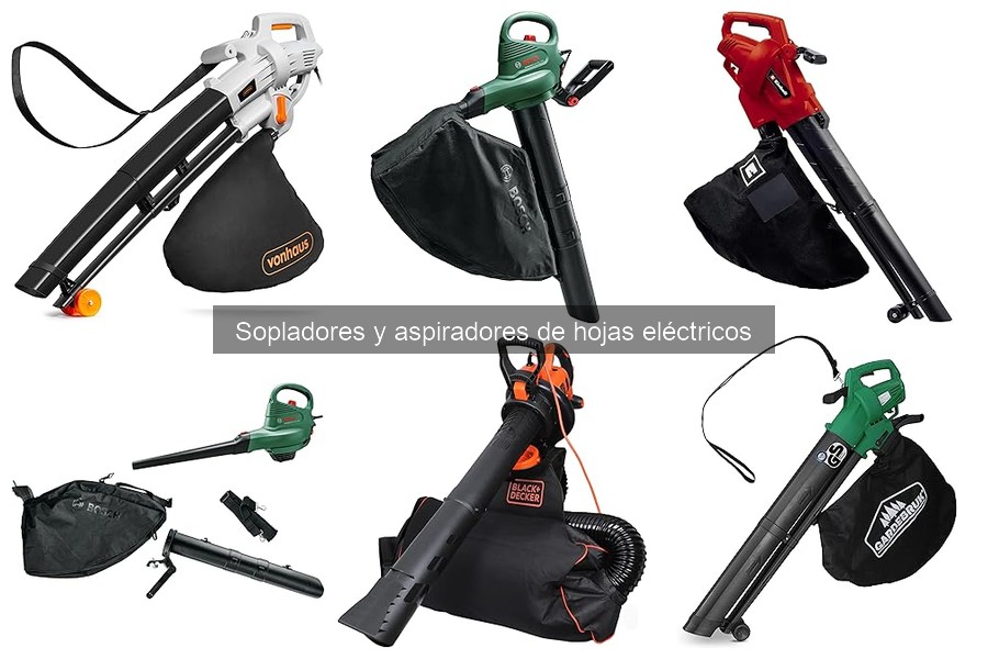 Tipos de Sopladores y Aspiradores de Hojas Eléctricos