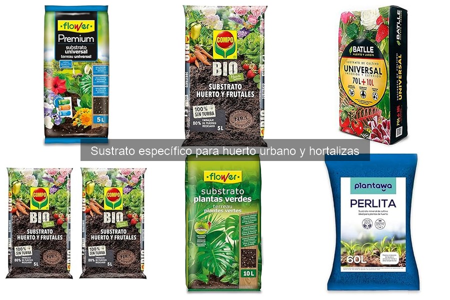 Tipos de sustratos para cultivar hortalizas en huertos urbanos