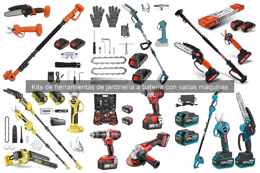 Todo sobre los kits de herramientas de jardinería a batería