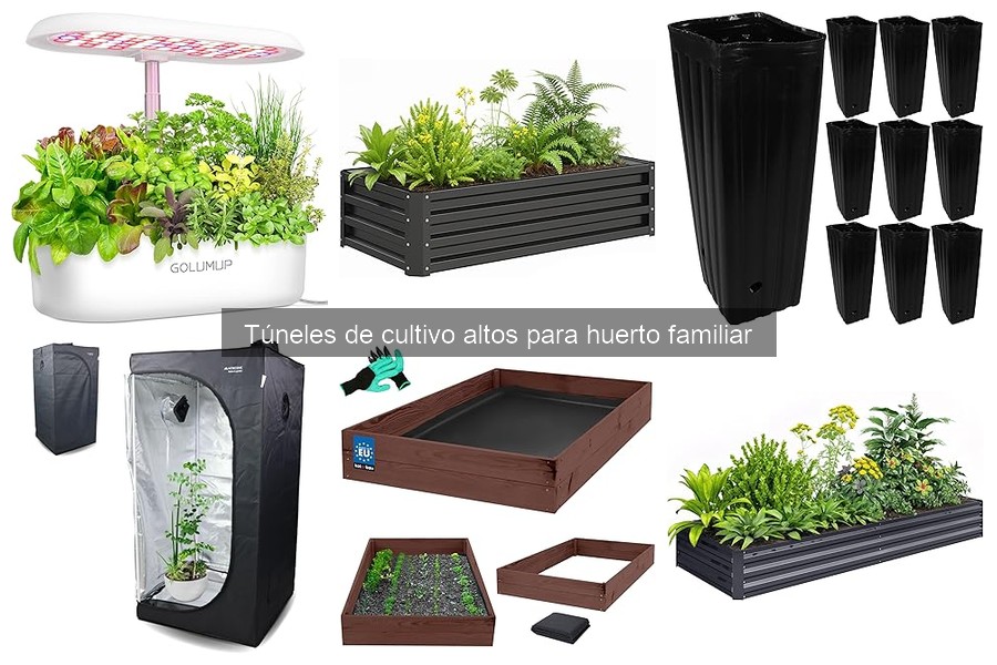 Túneles de cultivo altos: ¿Dónde comprarlos al mejor precio?