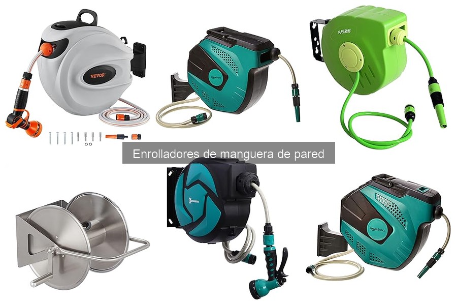 Uso Eficiente del Enrollador de Manguera de Pared en el Patio