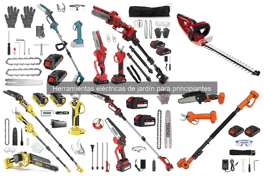 Ventajas de herramientas eléctricas en jardinería para principiantes