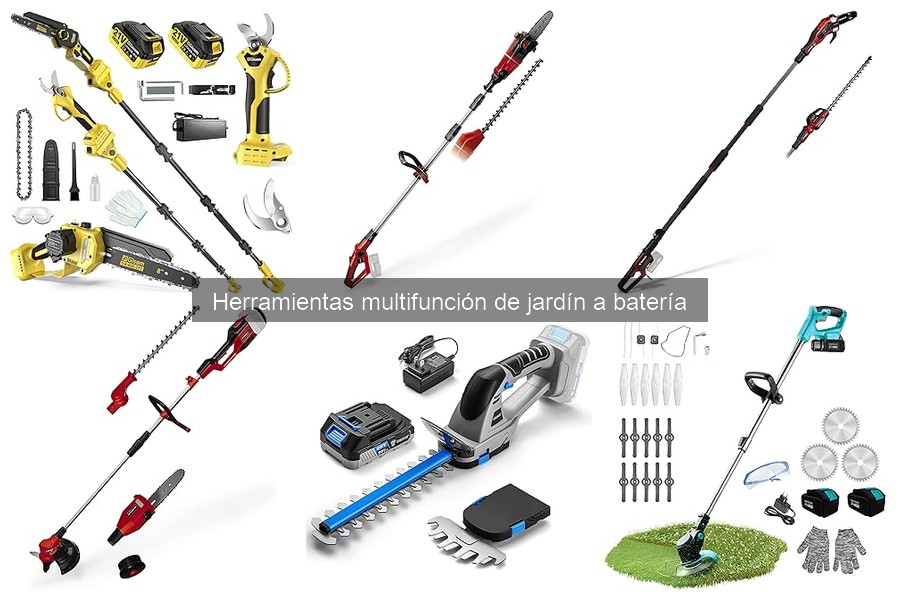 Ventajas de las herramientas multifunción a batería en el jardín