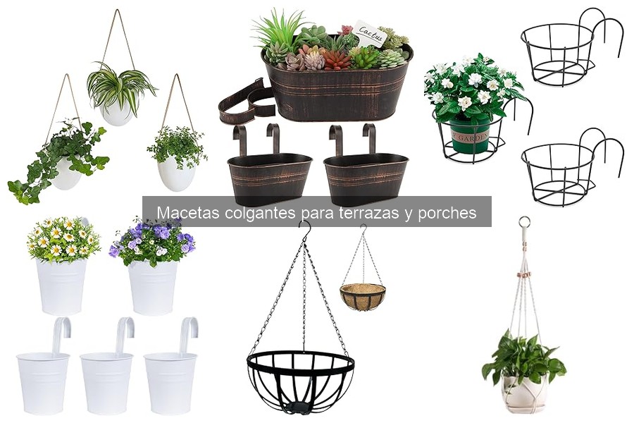 Ventajas de las Macetas Colgantes en Terrazas y Porches