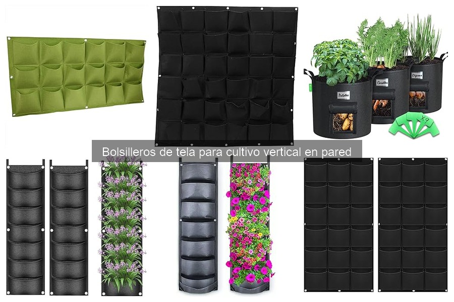 Ventajas de los Bolsilleros de Tela para Cultivo Vertical