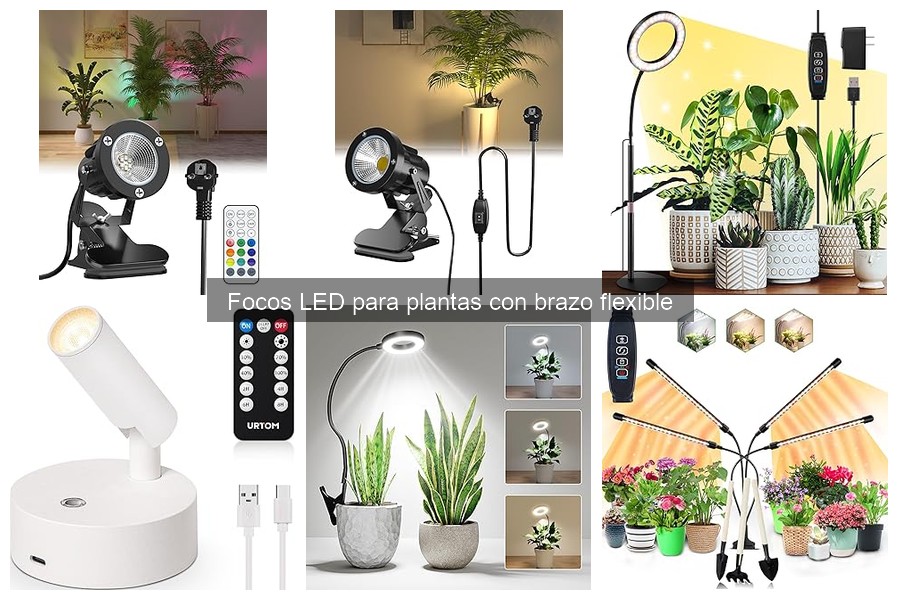 Ventajas de los Focos LED con Brazo Flexible para Cultivo