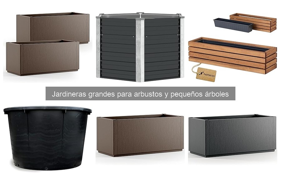 Ventajas y desventajas de jardineras grandes para arbustos