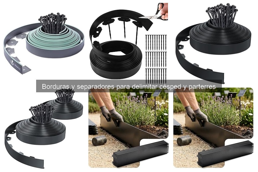 Ventajas y desventajas de las borduras y separadores en jardines