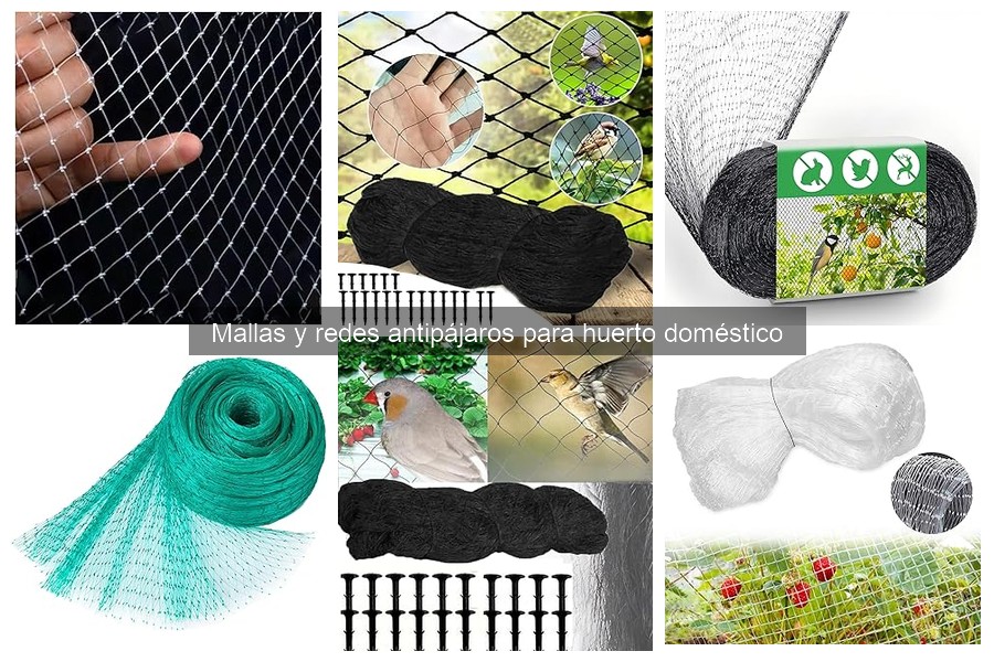 Ventajas y desventajas de las redes antipájaros en huertos