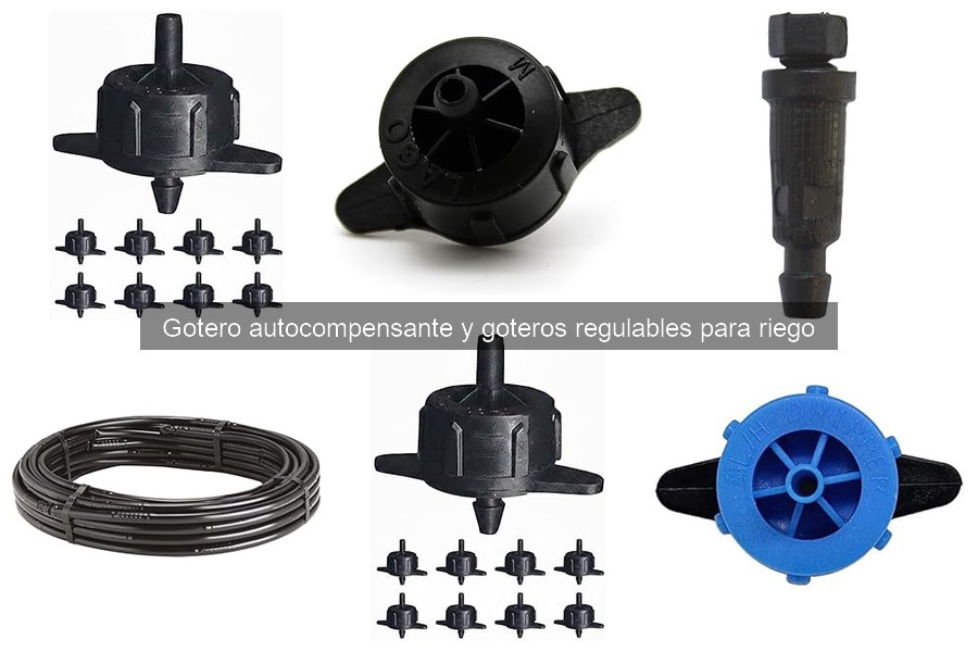 Ventajas y desventajas de los goteros regulables para riego