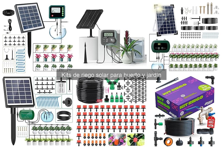 Ventajas y desventajas de los kits de riego solar