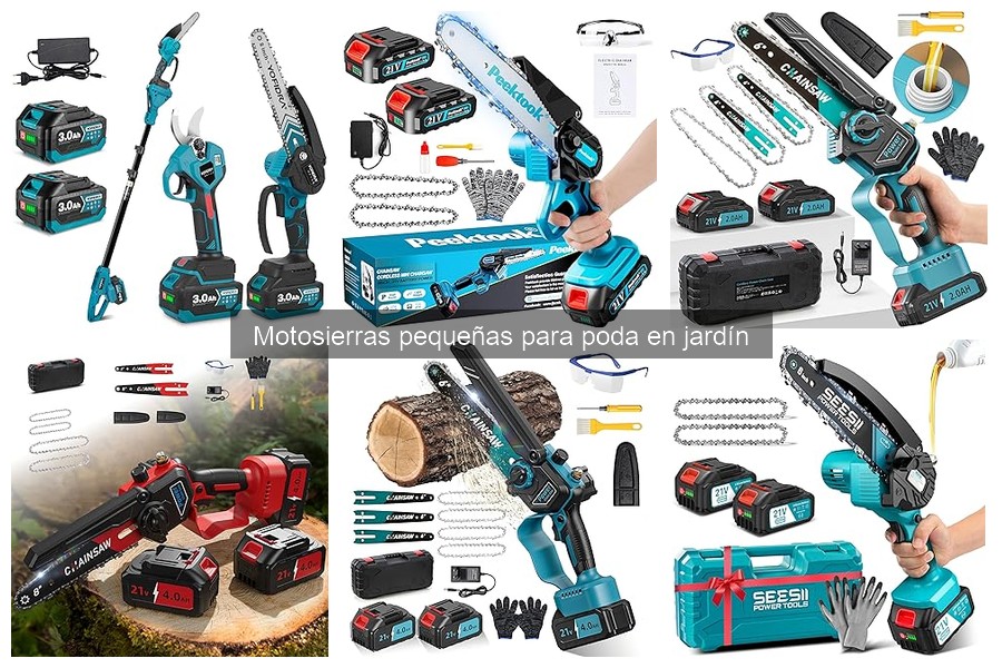 Ventajas y desventajas de motosierras pequeñas para poda