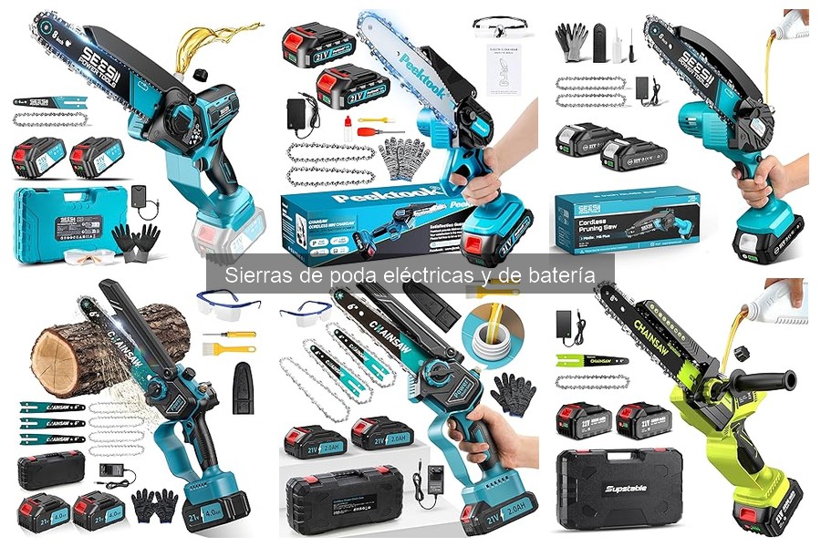 Ventajas y desventajas de sierras de poda eléctricas y manuales