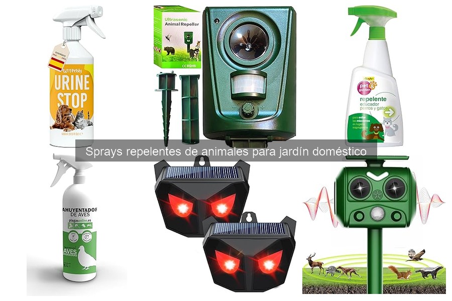 Ventajas y desventajas de sprays repelentes para jardín
